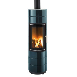 Krbová kamna Leda PEPPA, tmavě modrý smalt